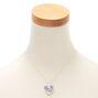 Unicorn Locket Pendant Necklace - Purple,