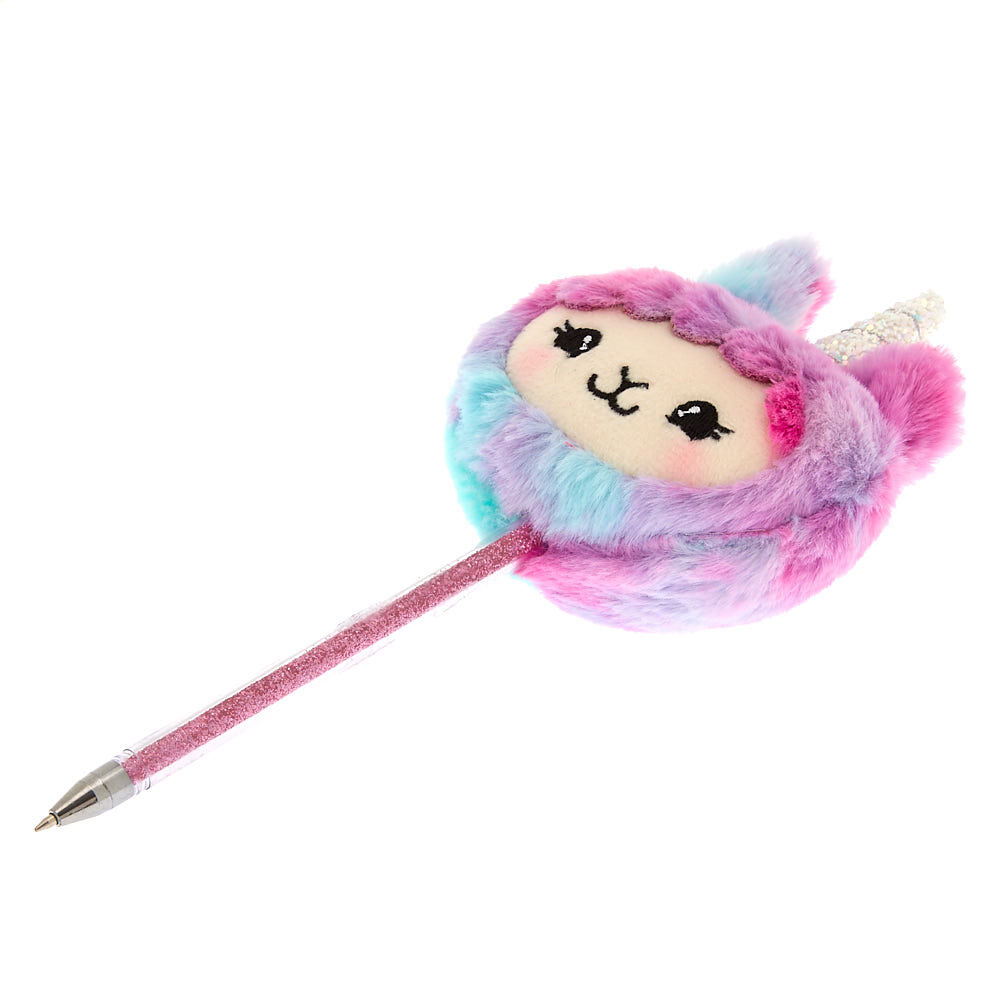 Lala the Llamacorn Plush Pen Pink