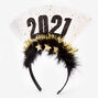 New Year&#39;s Eve 2021 Glitter Headband - Black,