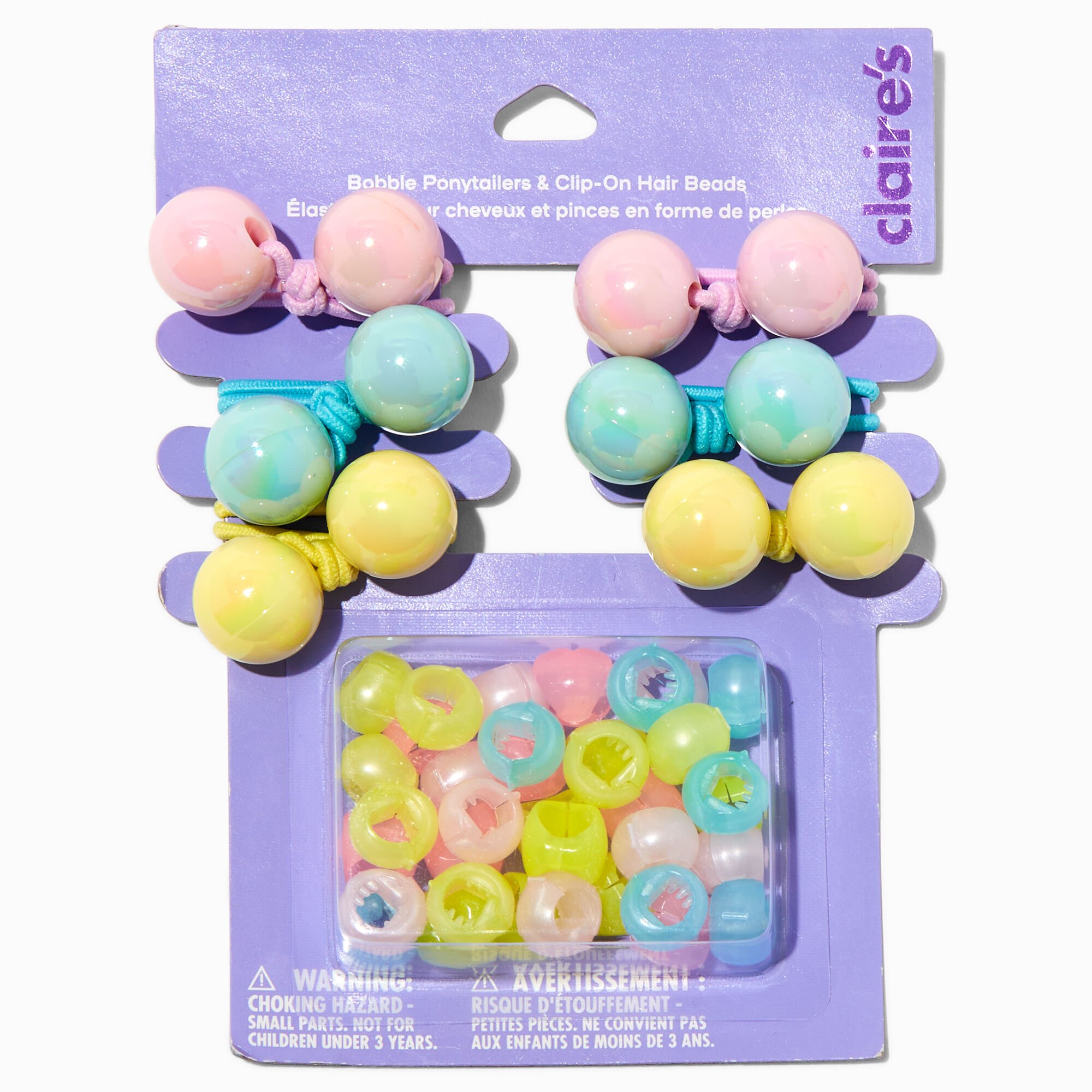 Bobble Ponytailers & Hair Beads Set,