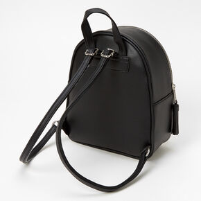Quilted Small Backpack - Black,