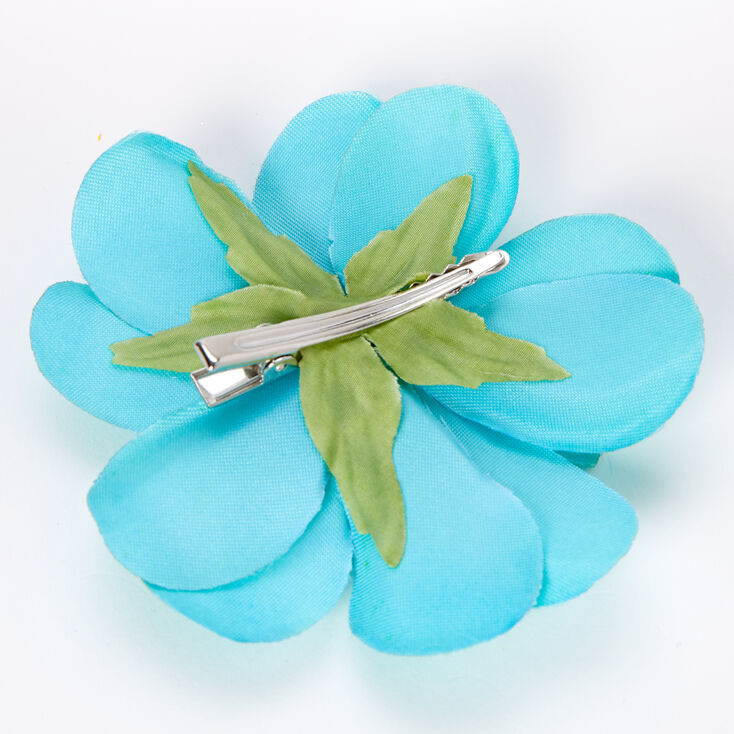 Blue Flower Hair Clip,