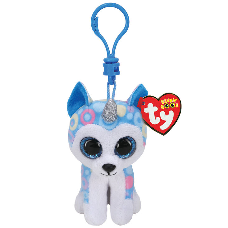 Ty&reg; Beanie Boo Helena the Husky Keyring Clip,