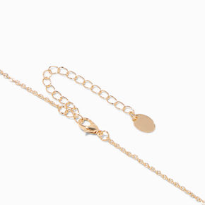 Gold-tone &amp; Pearl Choker Necklace,