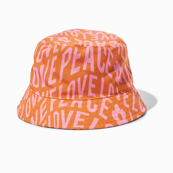 Peace &amp; Love Bucket Hat,