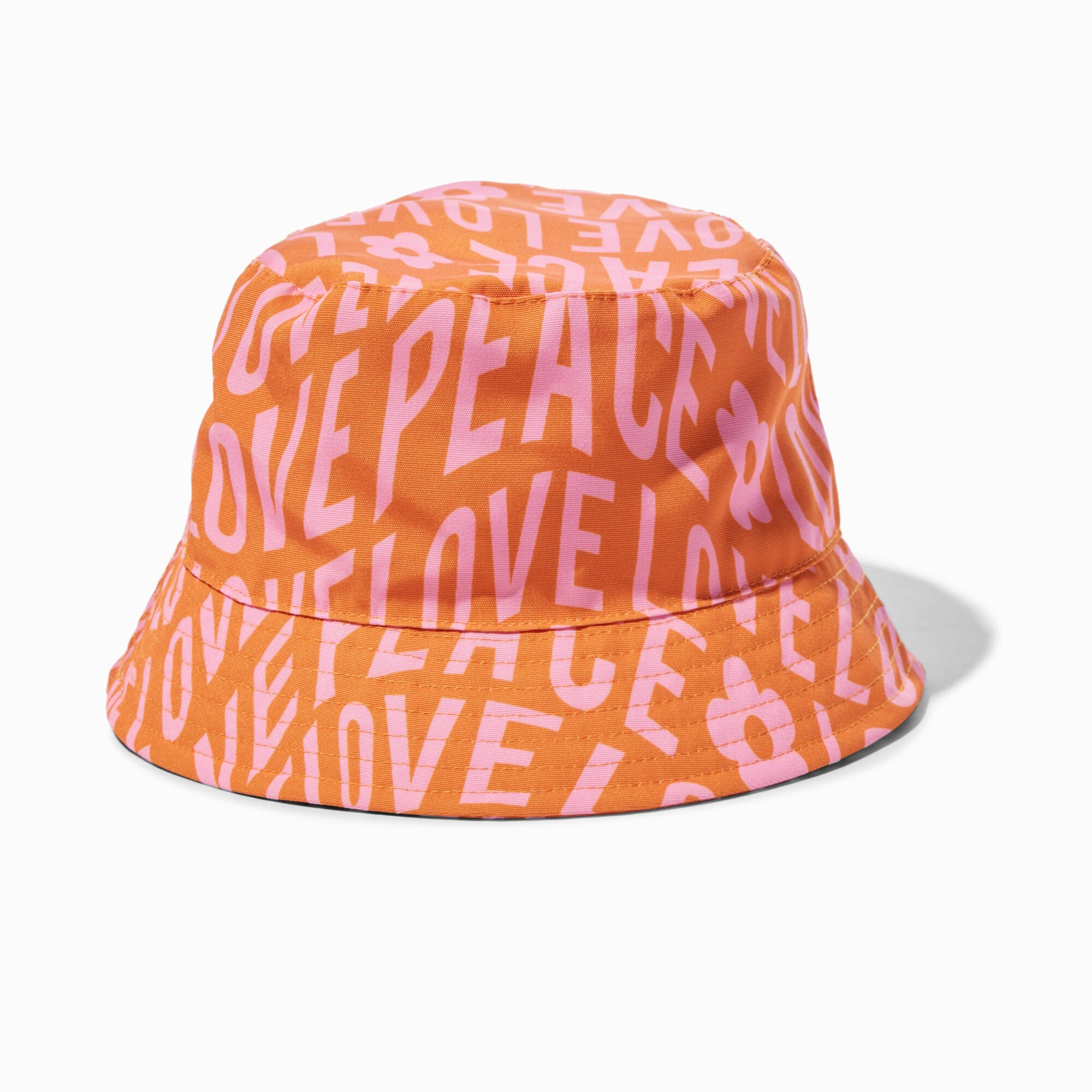 View Claires Peace Love Bucket Hat information