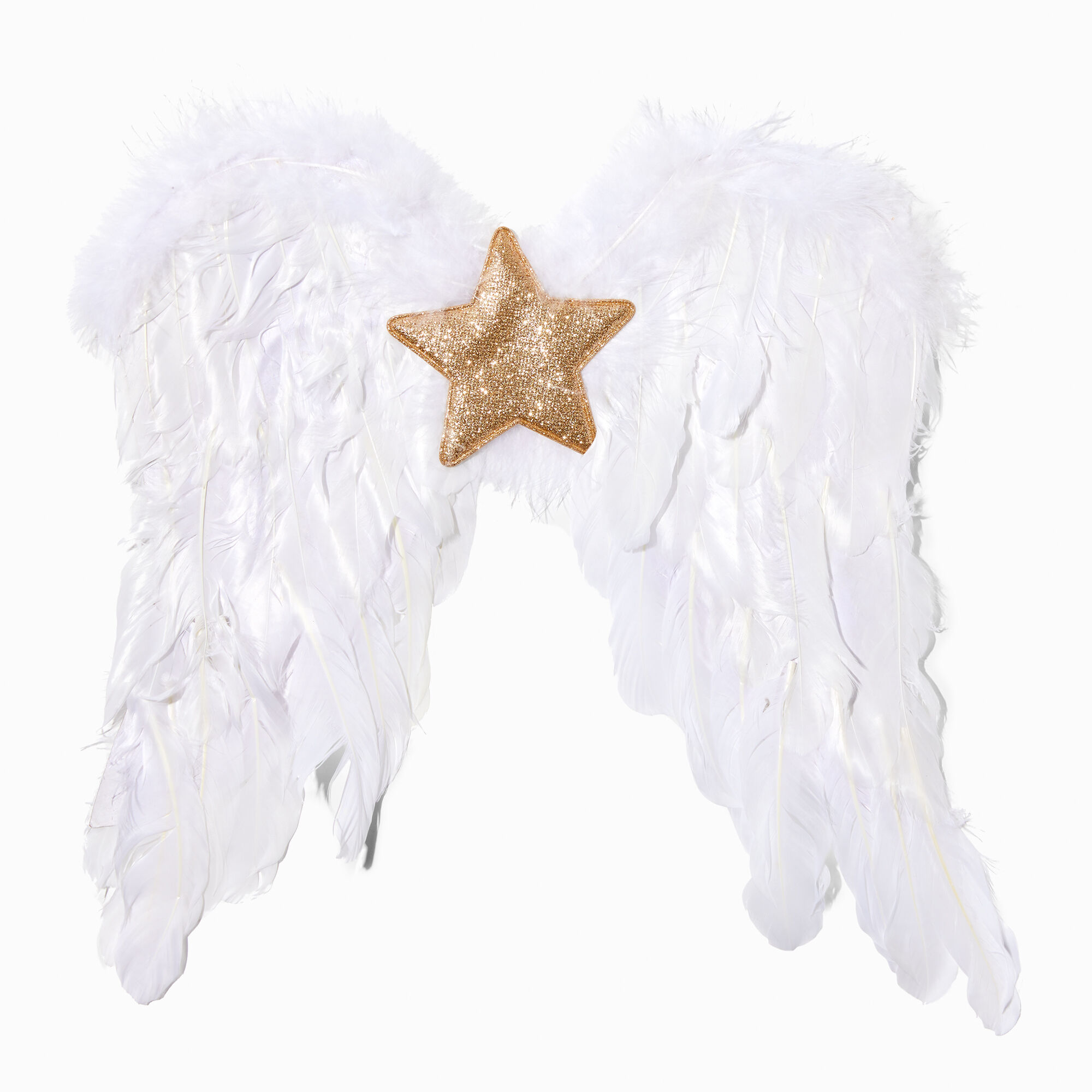 Claire's Ailes de la nativité en plumes blanches Claire's Club