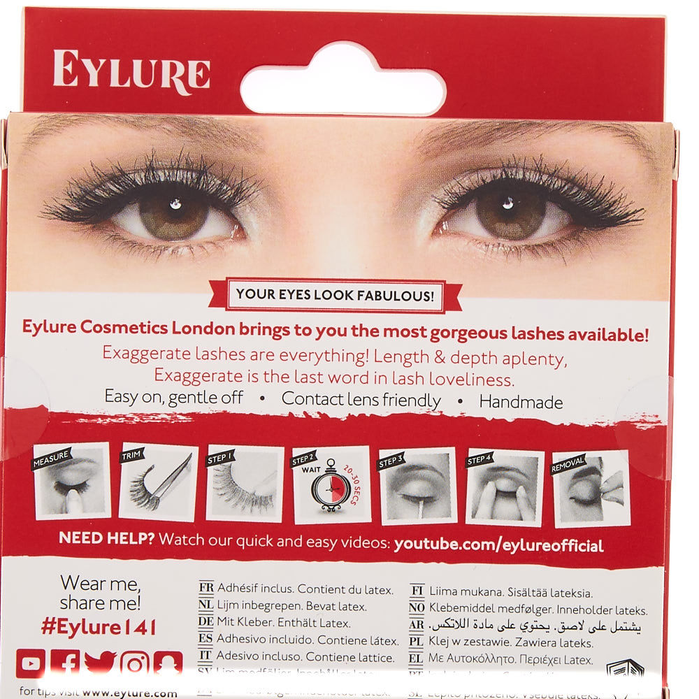 Eylure Exaggerate No. 141 False Lashes,