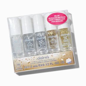 Birthday Cake Scented Peel-Off Nail Polish Set - 5 Pack,