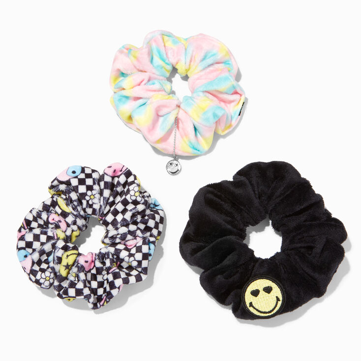 Smiley World&reg; Scrunchies - 3 Pack,