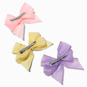 Claire&#39;s Club Loopy Bow Hair Clips - 3 Pack,