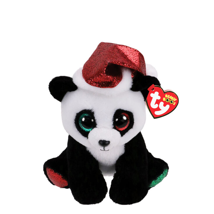 Petite peluche Pandy Claus le panda de Ty Beanie Boo,