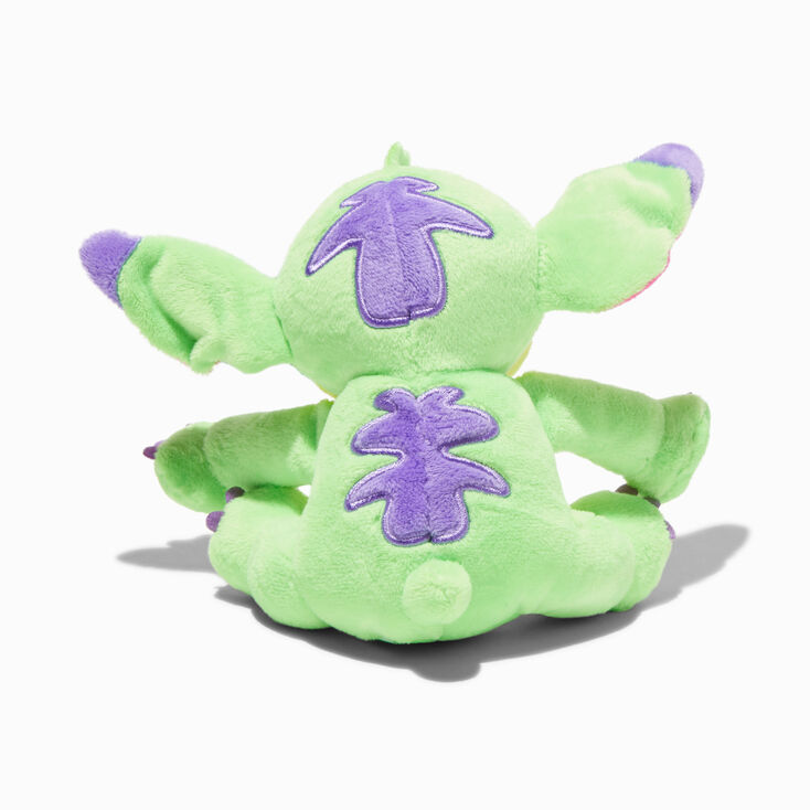 Disney Stitch 6&#39;&#39; Green Blacklight Plush Toy,
