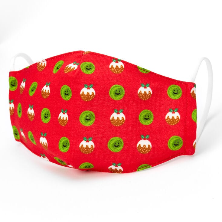 Claire's Masques en coton repas de Noël - Adulte