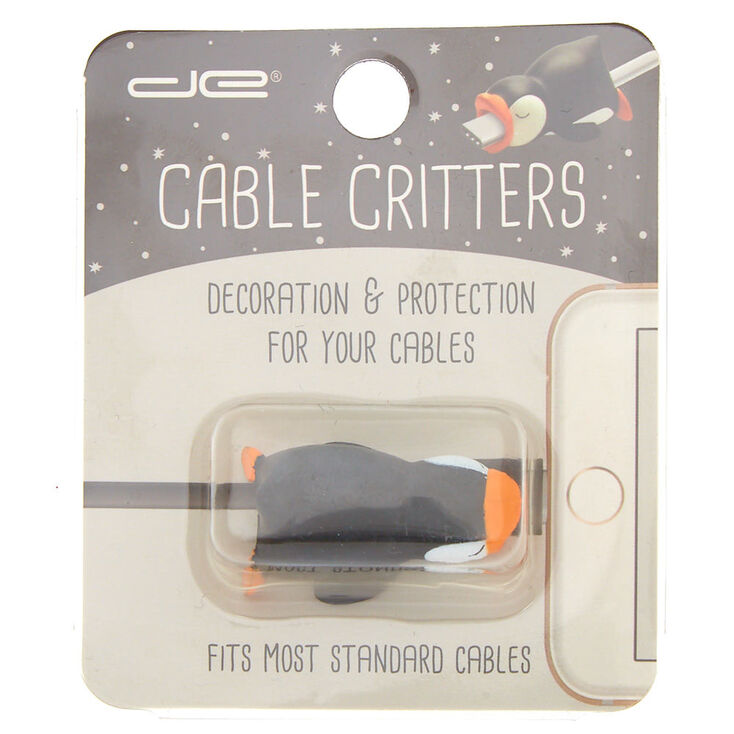 Penguin Cable Critter - Black,