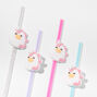 Chubby Unicorn Resuable Straws &#40;4 pack&#41;,