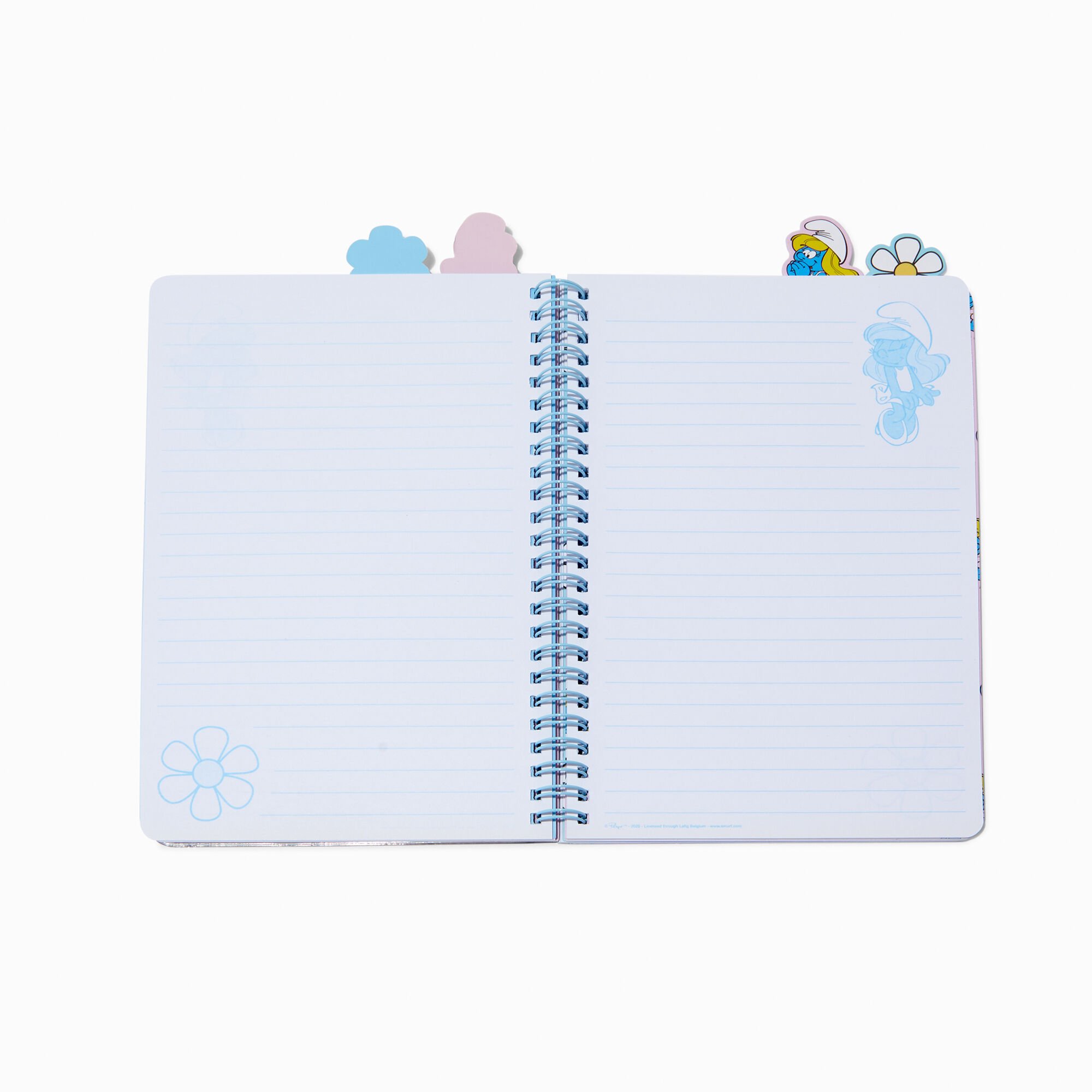 The Smurfs™ Claire's Exclusive Shaker Spiral Notebook,