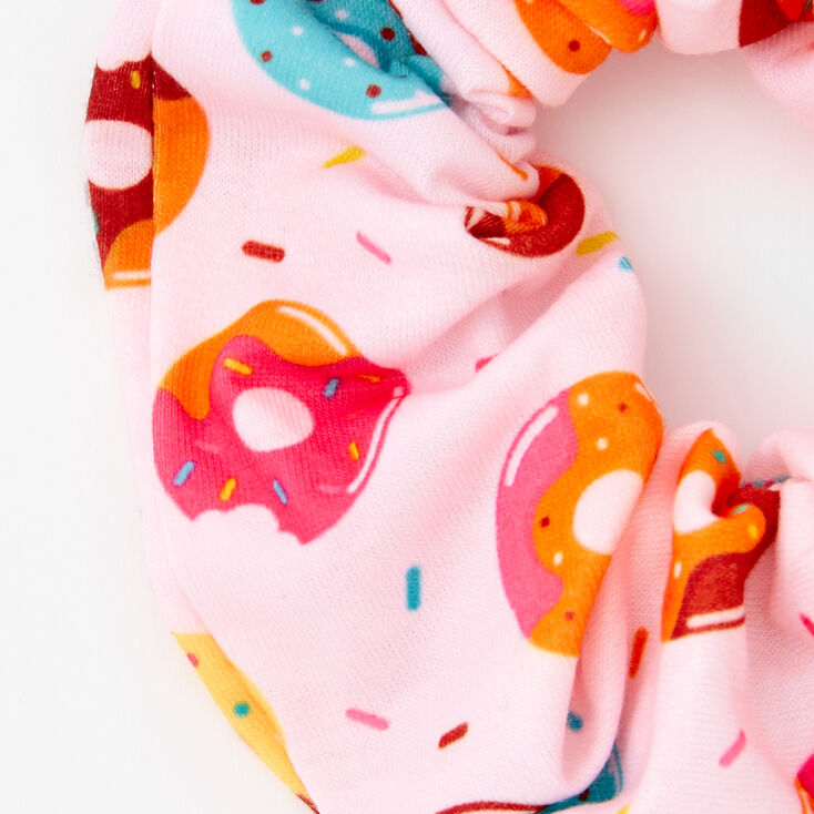Donut Print Hair Scrunchie,