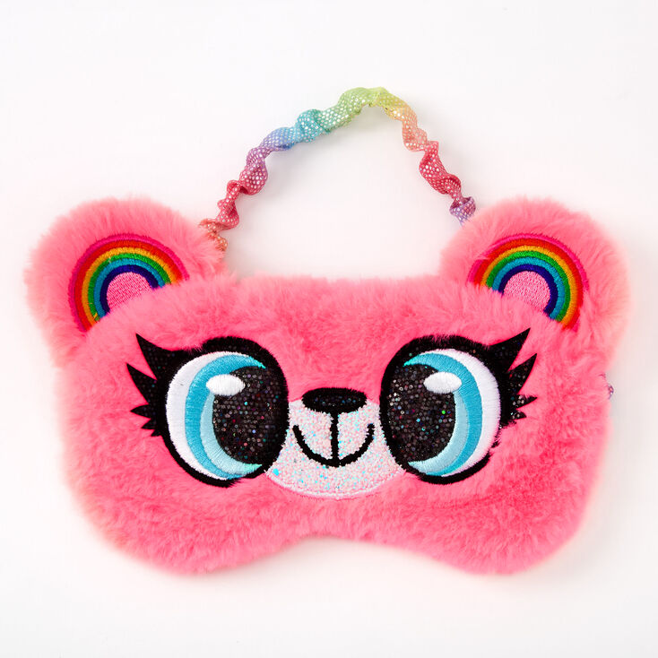 Izzy the Bear Sleeping Mask - Pink,