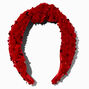 Red Sequin Knotted Headband,