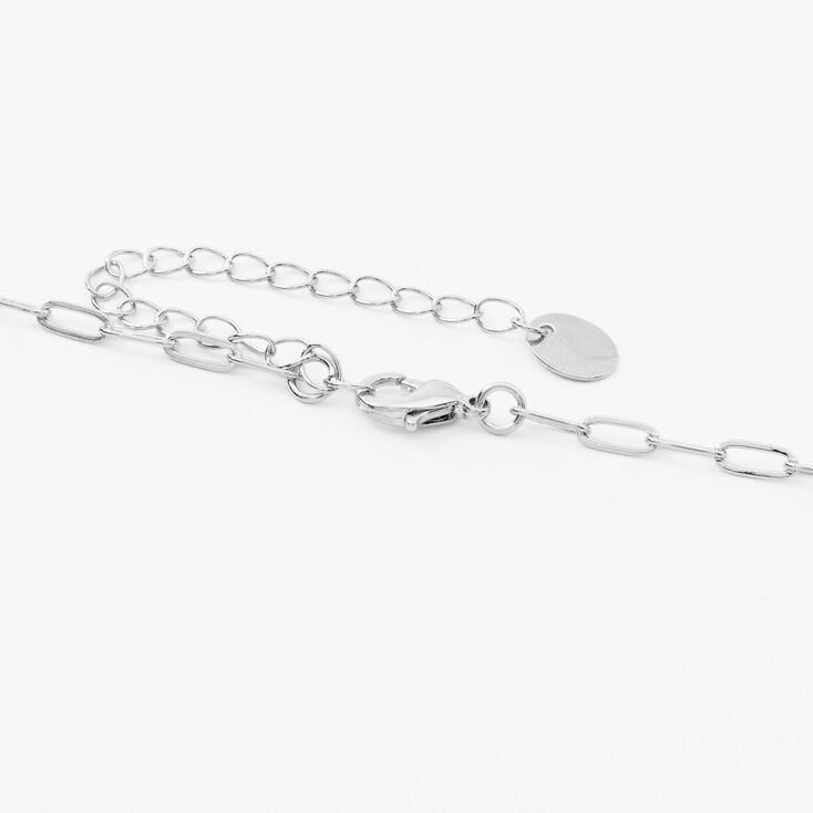 Feminist Silver Heart Toggle 16&quot; Pendant Necklace,