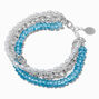 Blue Mermaid Pearl Multi-Strand Bracelet ,