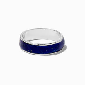 Mood Band Silver-tone Ring,