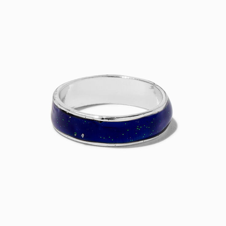 Mood Band Silver-tone Ring,