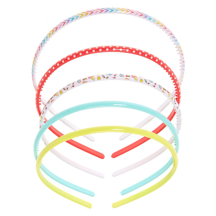 Claire&#39;s Club Bright Headbands - 5 Pack,