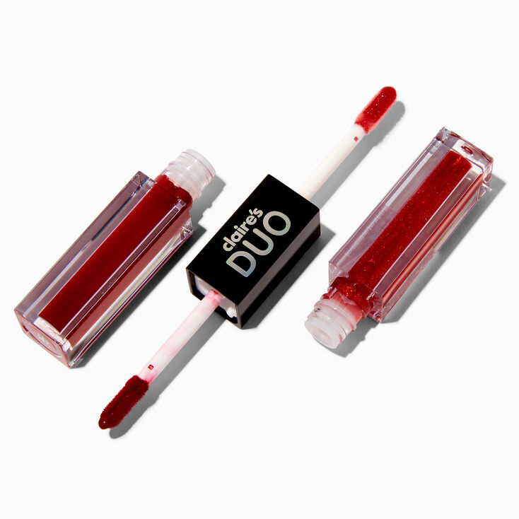 Red Duo Lip Gloss Wand,