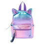 Mini Holographic Ombre Cat Ears Backpack,