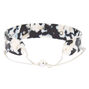 Resin Cuff Bracelet - Black,