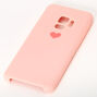 Coque de portable c&oelig;ur rose - Compatible avec Samsung Galaxy S9,