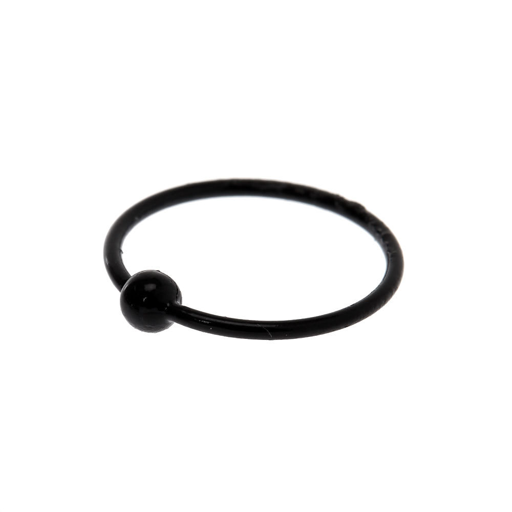 22g black store nose hoop
