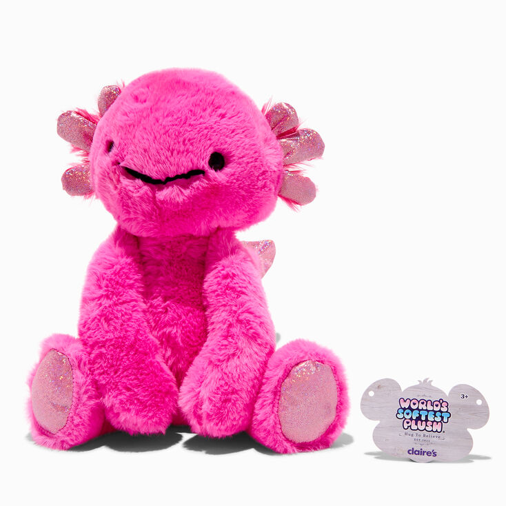 World&#39;s Softest Plush&trade; Claire&#39;s Exclusive Axie Axolotl Plush Toy,