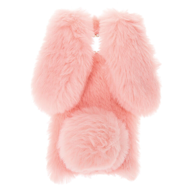 Pink Fur Bunny Phone Case - Fits Samsung Galaxy S8,