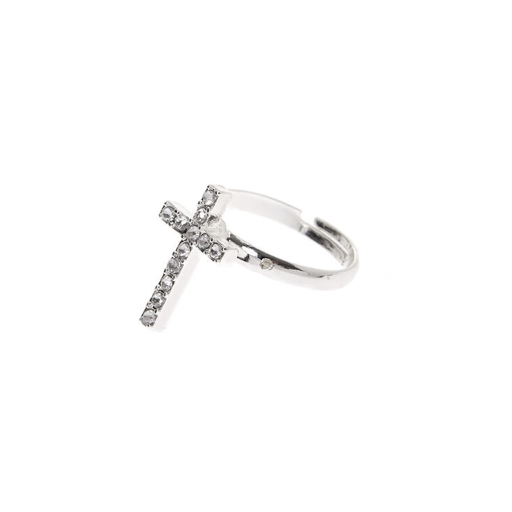 Claire&#39;s Club Silver Cross Jewellery Set - 3 Pack,
