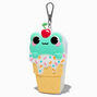 Frog Ice Cream Mini Mart Jelly Coin Purse Keychain,
