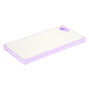 Purple Iridescent Faux Leather Square Phone Case - Fits iPhone 6/7/8,