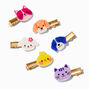 Claire&#39;s Club Rainbow Animal Face Hair Clips - 6 Pack,