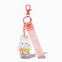 Bunny Water-Filled Wristlet Keychain,