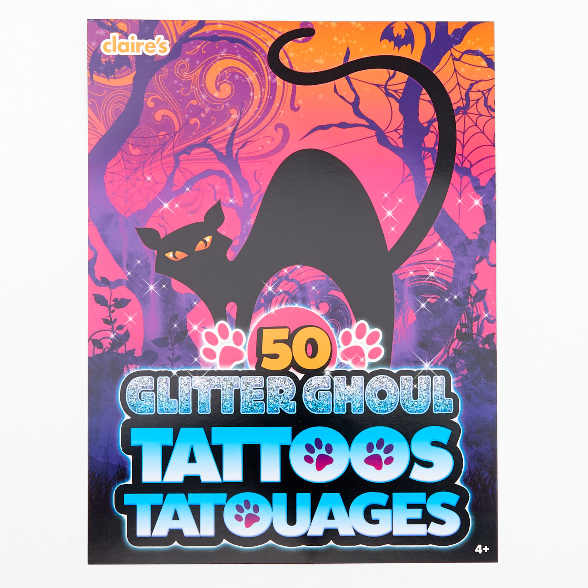 Glitter Ghoul Temporary Tattoos - 50 Pack,