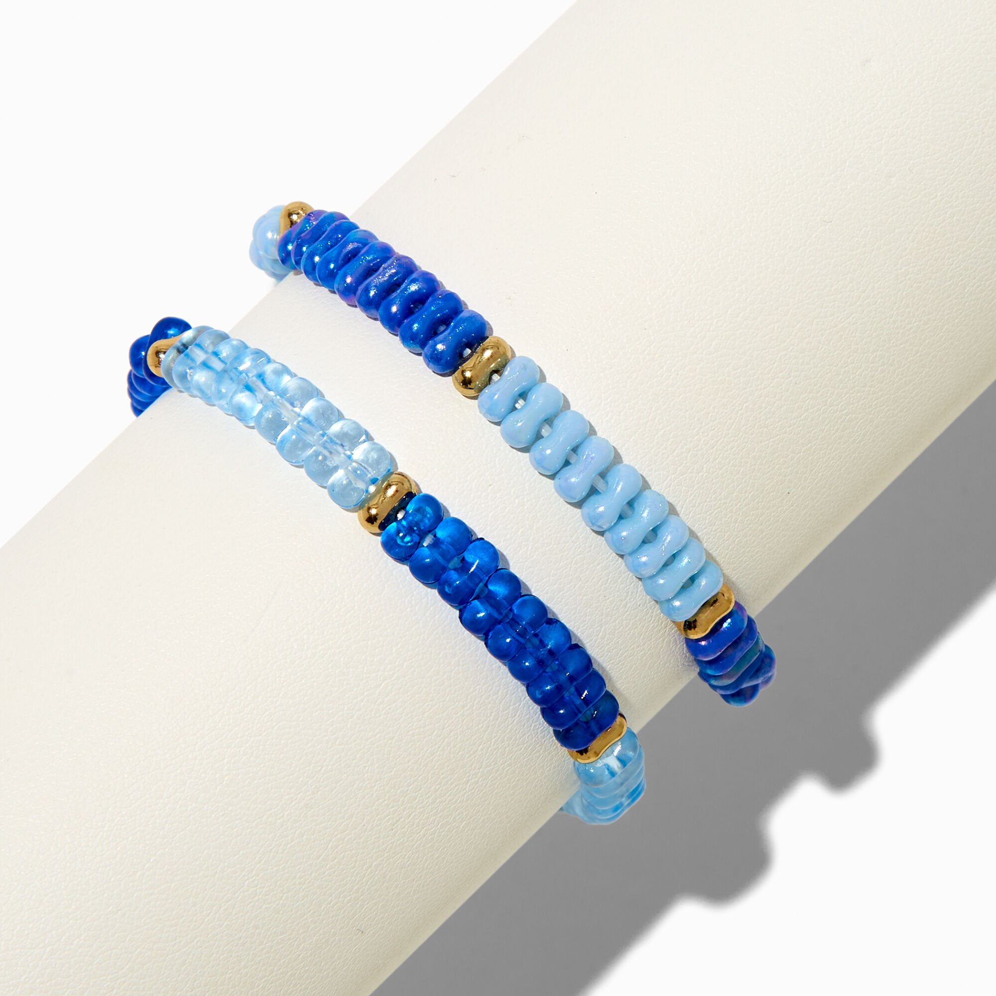Claire's Club Blue Balloon Stretch Bracelets - 2 Pack,