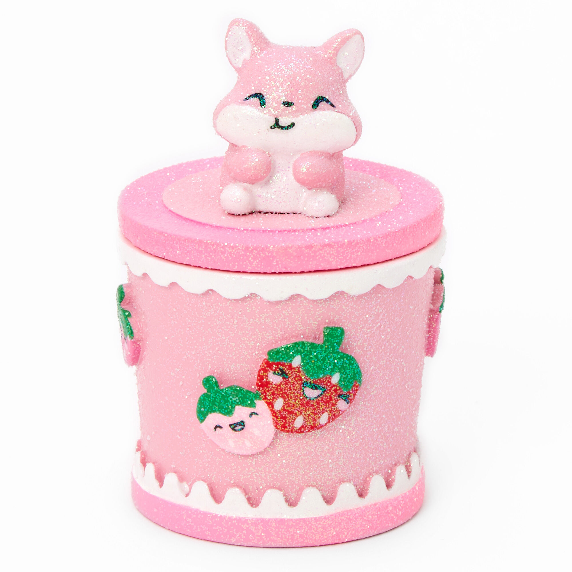 Glitter Hamster Trinket Keepsake Box,
