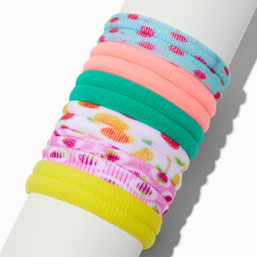 Claire&#39;s Club Summer Fruit Rolled Hair Ties - 12 Pack,
