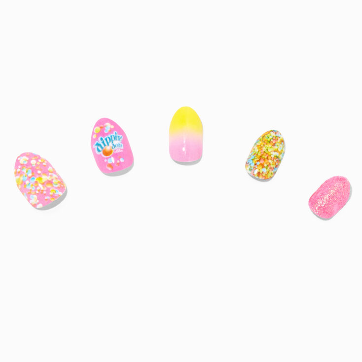 Dippin' Dots® Claire's Exclusive Stiletto Press On Vegan Faux Nail Set ...