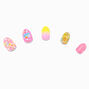 Dippin&#39; Dots&reg; Claire&#39;s Exclusive Stiletto Press On Vegan Faux Nail Set - 10 Pack,