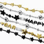 &quot;Happy New Year&quot; Beaded Necklaces - 6 Pack,