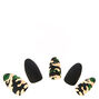Camo Matte Stiletto Faux Nail Set - 24 Pack,
