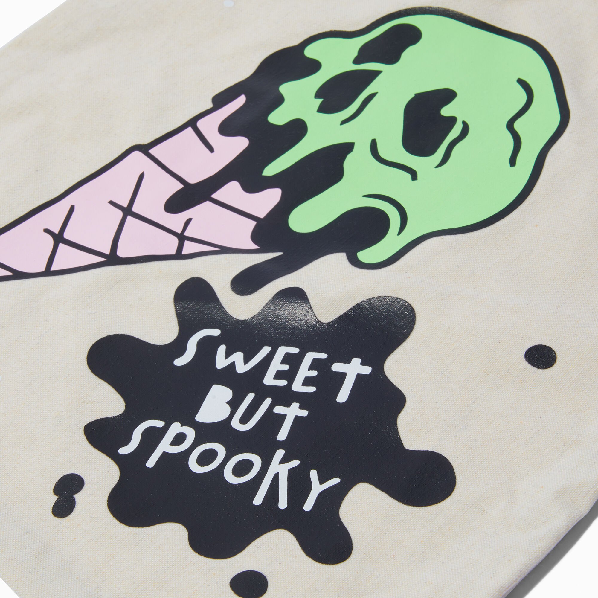 "Sweet but Spooky" Glow in the Dark Halloween Tote Bag,